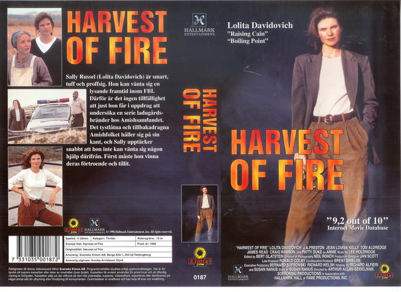 0187 HARVEST OF FIRE (vhs)